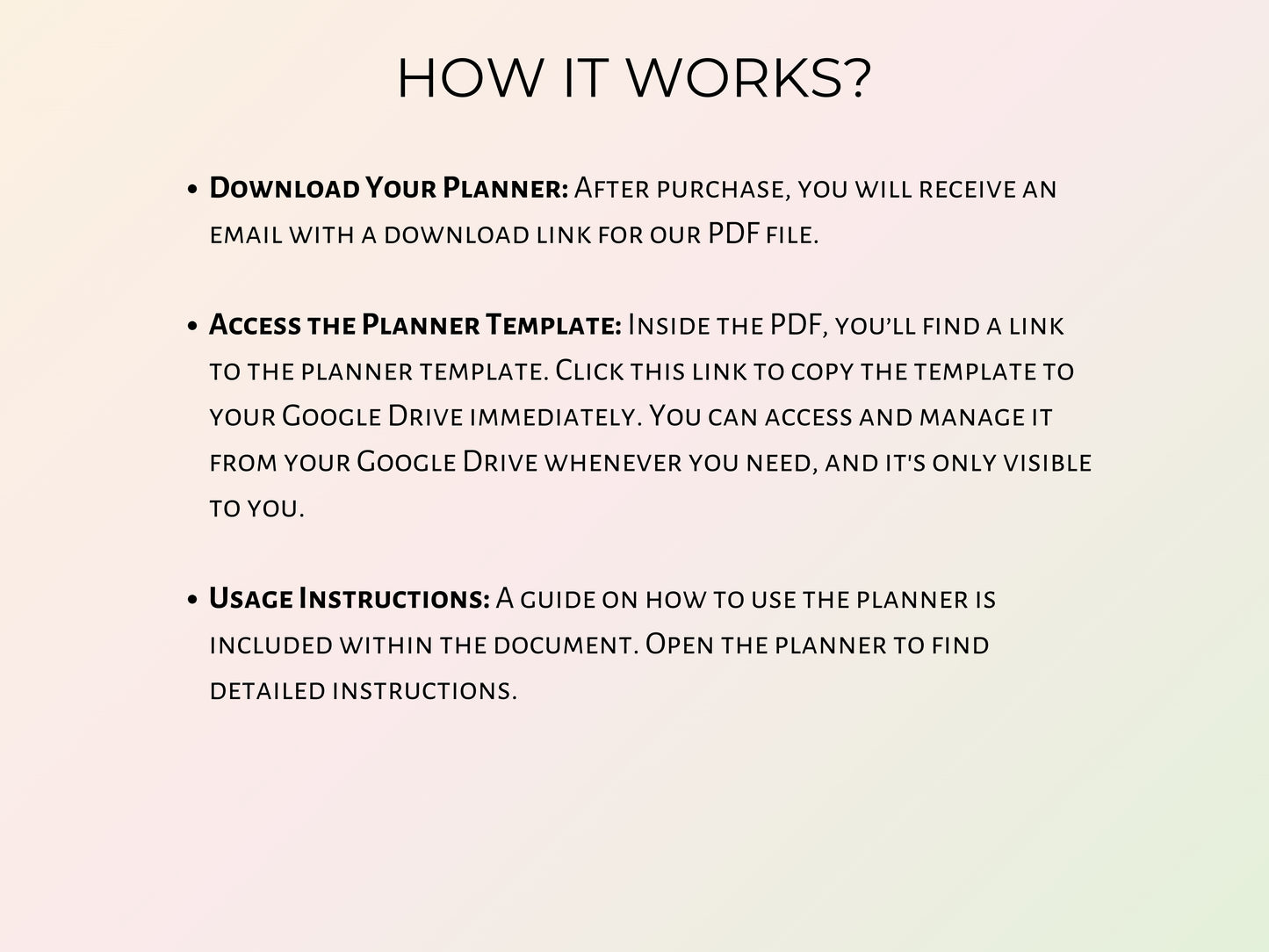 Paycheck Budget Planner - Pastel Template