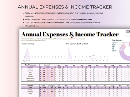 Monthly Budget Planner - Berry Template