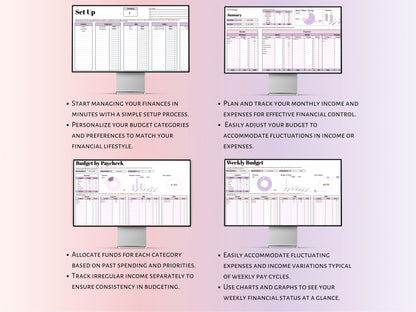 Annual Budget Planner - Berry Template